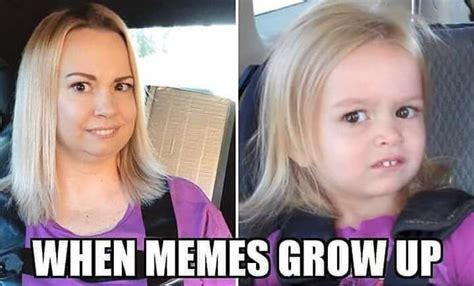 little girl meme grown up.